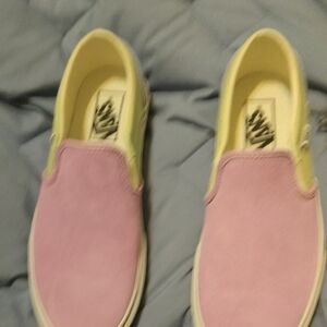 New Vans Purple Suede/Canvas Slip-On Shoes